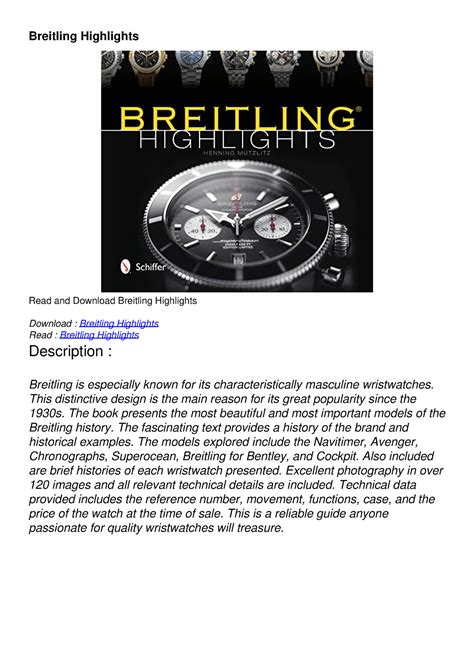 breitling book pdf